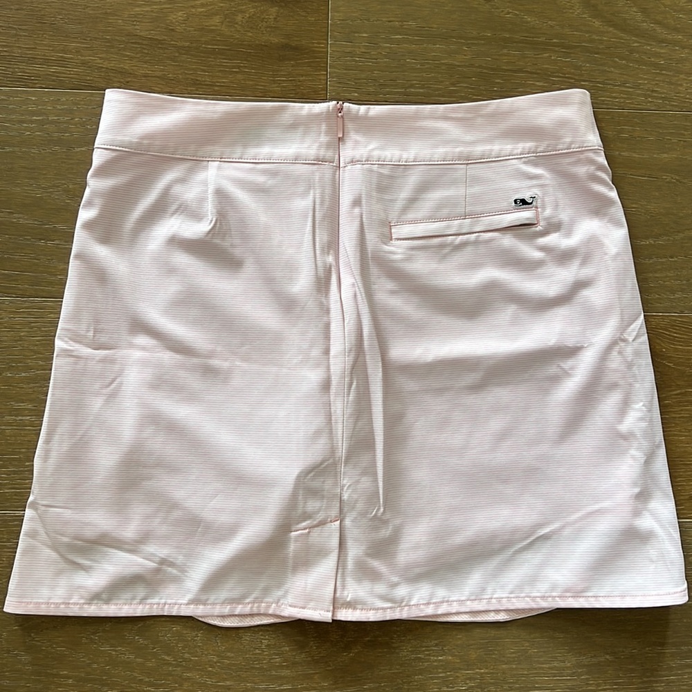 NWOT Vineyard Vines Pink Performance Striped Skirt/Skort | M - Picture 2 of 11